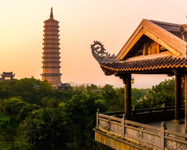 Chùa Bái Đính là một biểu tượng đặc trưng của Tràng An với nhiều kỷ lục nổi tiếng.