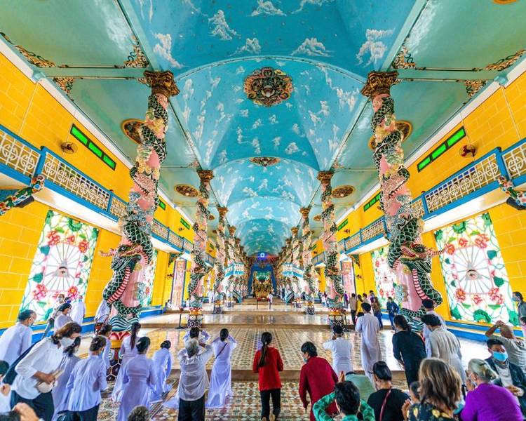 Hội Yến Diêu Trì Cung được diễn ra tại Tòa Thánh Cao Đài Tây Ninh.