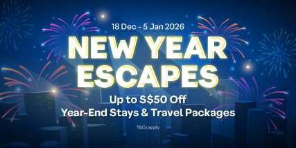 Traveloka New Year Escape: Christmas Sale & New Year Promo for Singaporeans