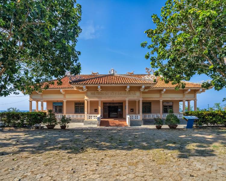 Nhà trưng bày Đội Hoàng Sa Bắc Hải là nơi tái hiện lịch sử về chuyến hải trình của đội Hoàng Sa xưa.