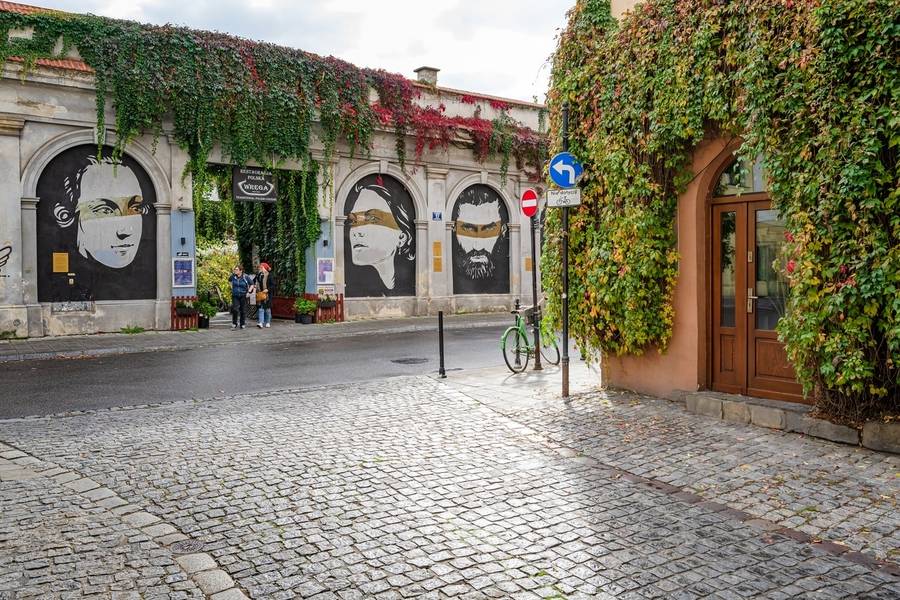 Một góc đường Joseph tại khu phố Kazimierz