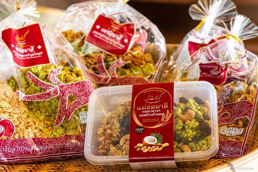 กระยาสารทน้ำอ้อยมะพร้าว