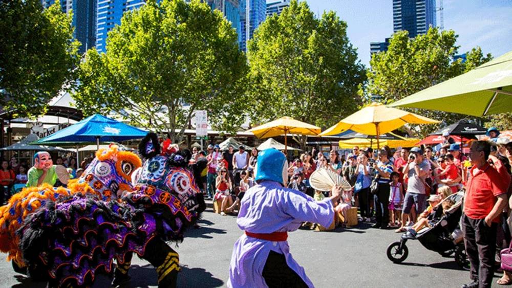 Lunar New Year at Queen Victoria Markets, Melbourne