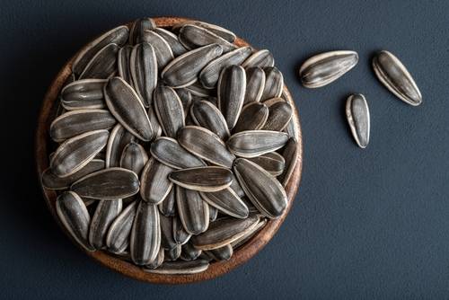 เมล็ดทานตะวันอบ