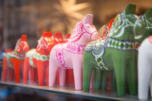 ตุ๊กตา Dala Horse (ม้าดาลา)