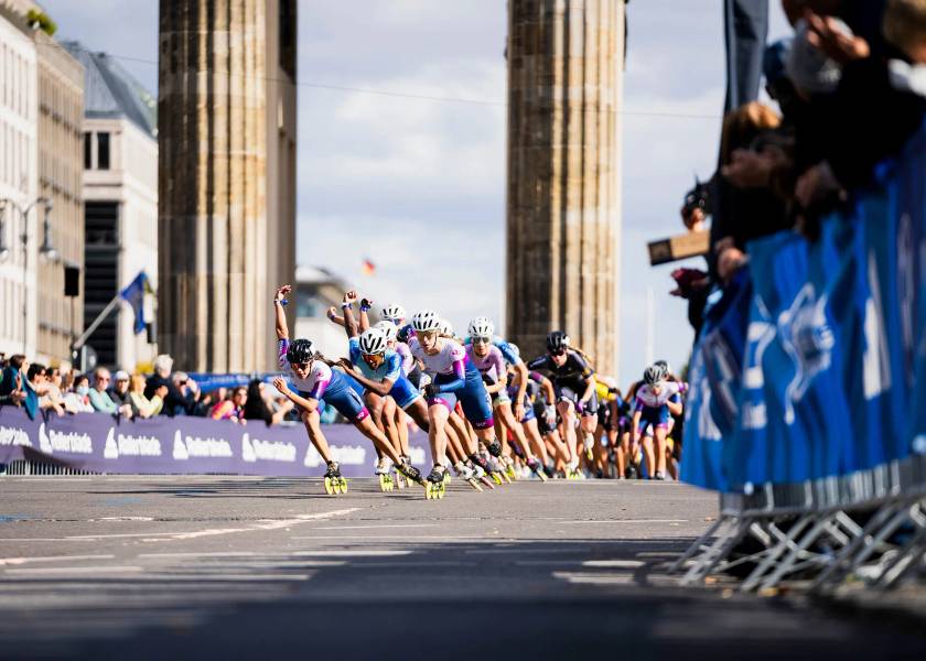 Race morning at the Berlin Marathon feels lively and energised