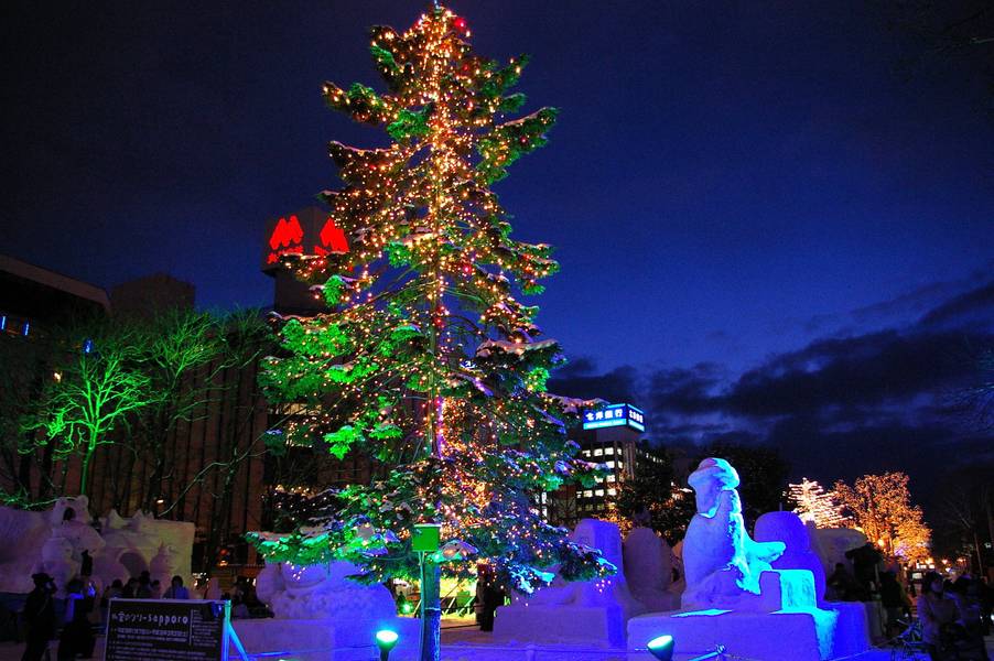 Main Venues of the Sapporo Snow Festival