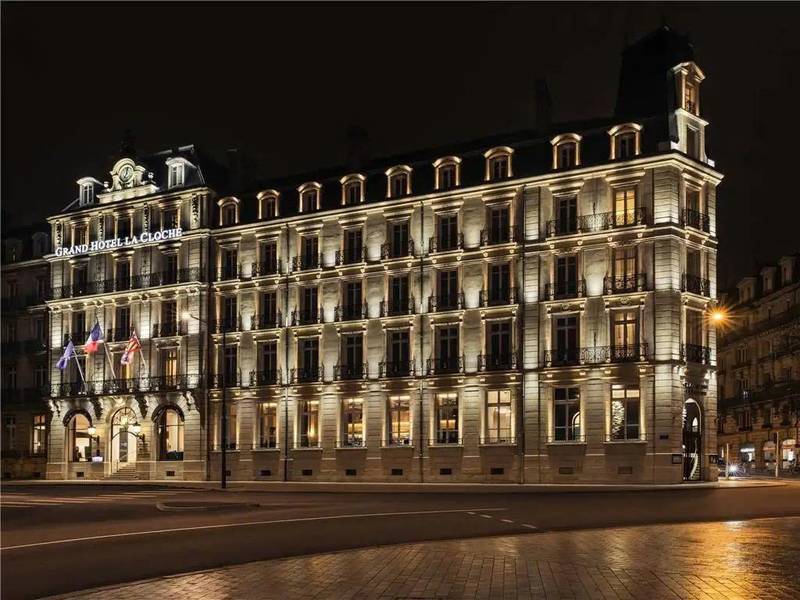 Khung cảnh về đêm của Grand Hôtel La Cloche Dijon - Bộ sưu tập MGallery