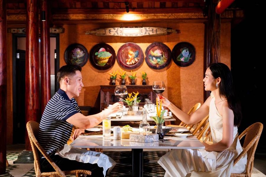 Kiến trúc Việt - Chăm - Pháp tinh tế tạo nên vẻ đẹp sang trọng độc đáo
