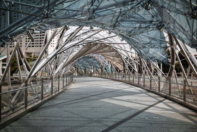 ArtScience Museum และ Helix Bridge