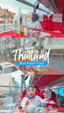 Sit back and enjoy Michelin Star food on a double decker bus in Bangkok, who can resist? 😋🍽️

Thai Bus Food Tour Experience tickets on Traveloka are affordable!

Moreover, if you pay using TPayLater, it is definitely practical to pay for your vacation when you are stuck with a limit because you can split payments., @traveloka.id