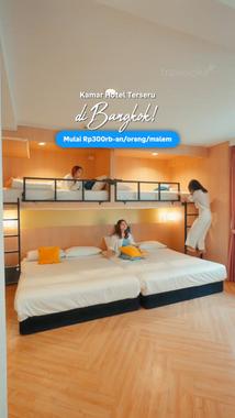 Rekomendasi hotel buat se-RT di bangkok!

Kenapa cobaa?
-Tipe kamar yang aku inepin luas banget asli
-kamar mandinya banyak, jadi gak perlu rebutan wkwk
-perabotan lengkap, berasa rumah full furnished
-lokasinya, beuh, idaman. Cocok buat kamu si jastipers dan foodies

Ini ya nama hotelnya Theme Boutique Hotel, punya banyak tipe kamar sesuai kapasitas

Jangan lupa pesennya di Traveloka ya!, @traveloka.id