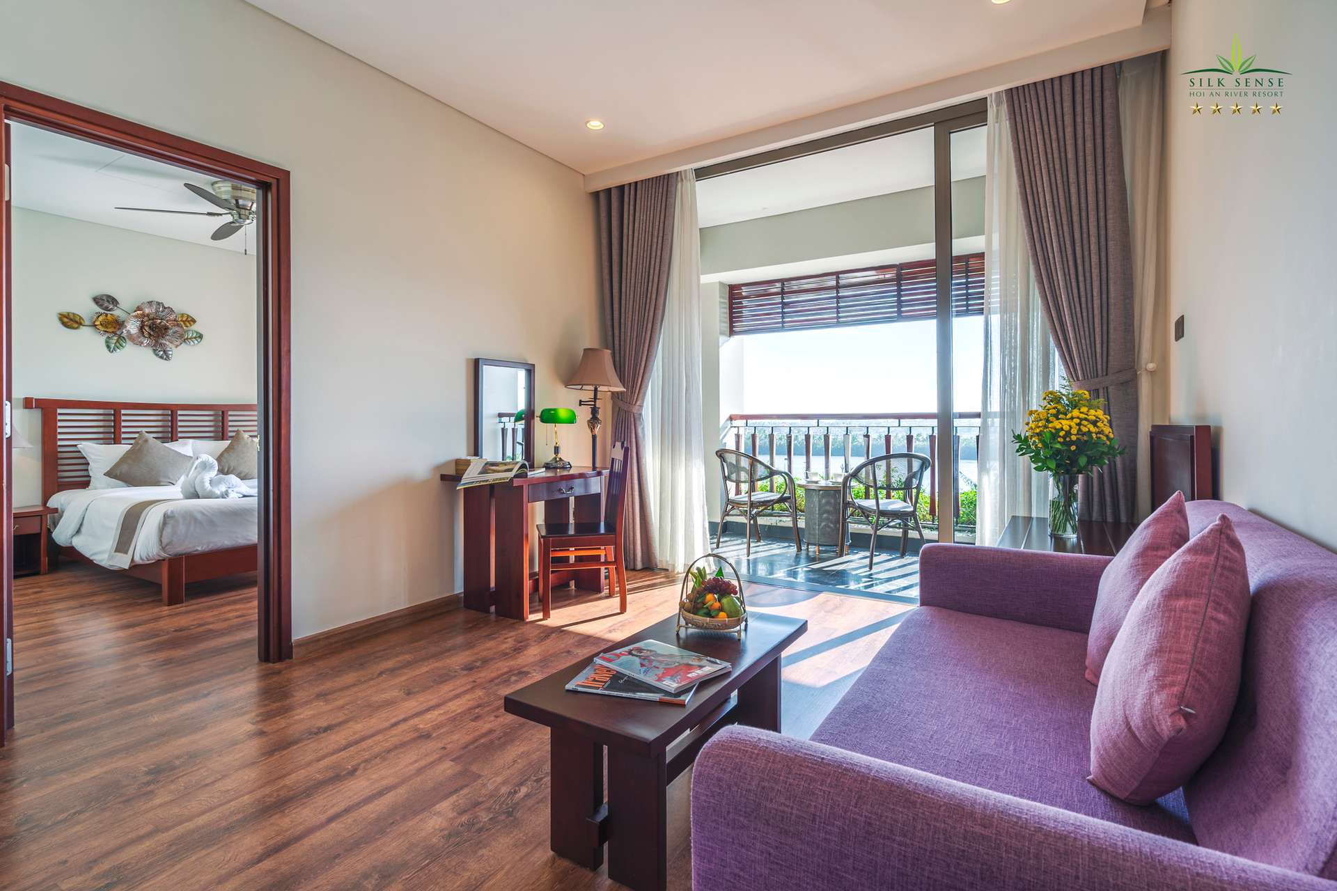 Phòng Family 2 Bedrooms Pool View - Silk Sense Hội An River Resort