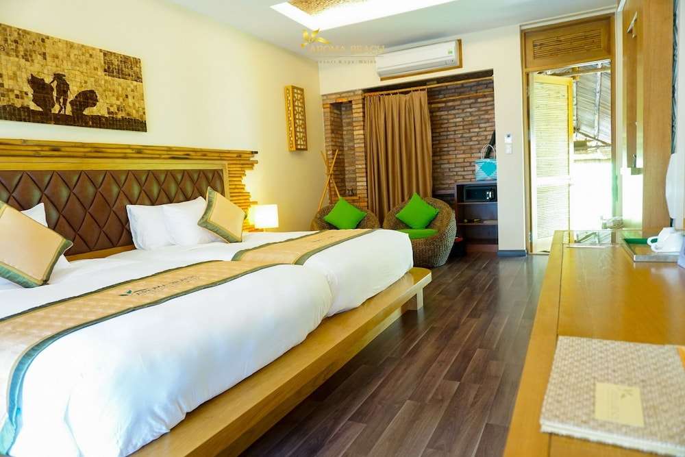 Phòng Bungalow Twin Bed Garden View - Aroma Beach Resort and Spa