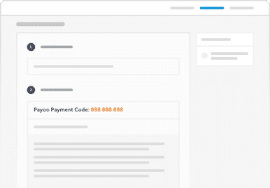 Write down your Payoo Payment Code & Follow the Instruction