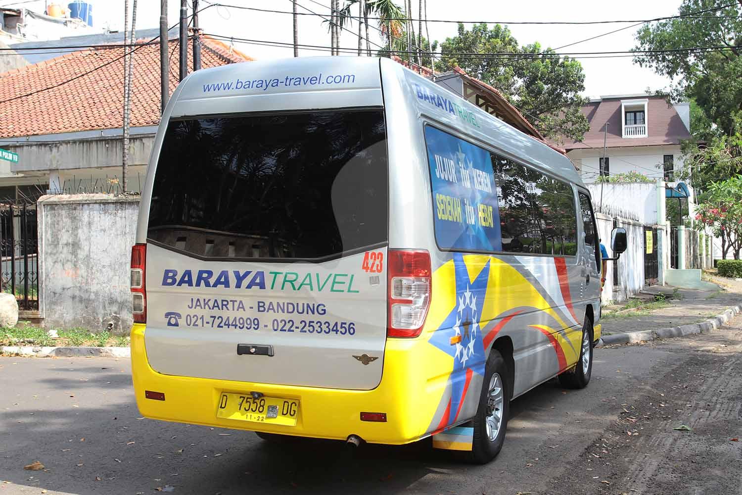 Booking Tiket Baraya Travel Jakarta, Bandung, dll
