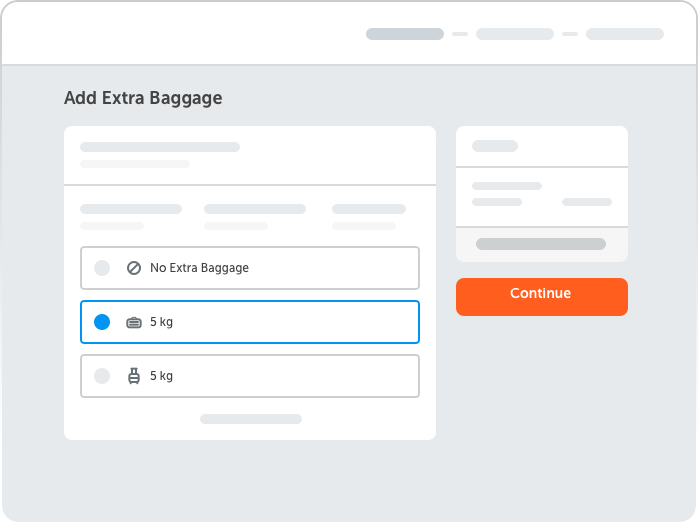 lot extra baggage price