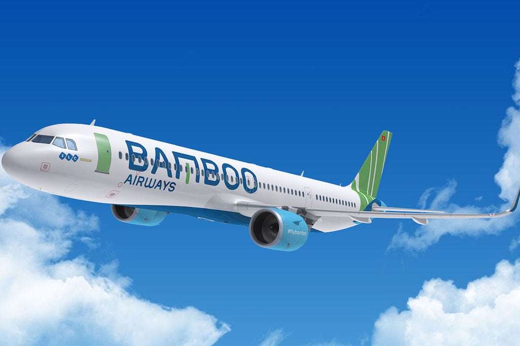 máy bay hãng Bamboo airwayws bay đến quảng châu