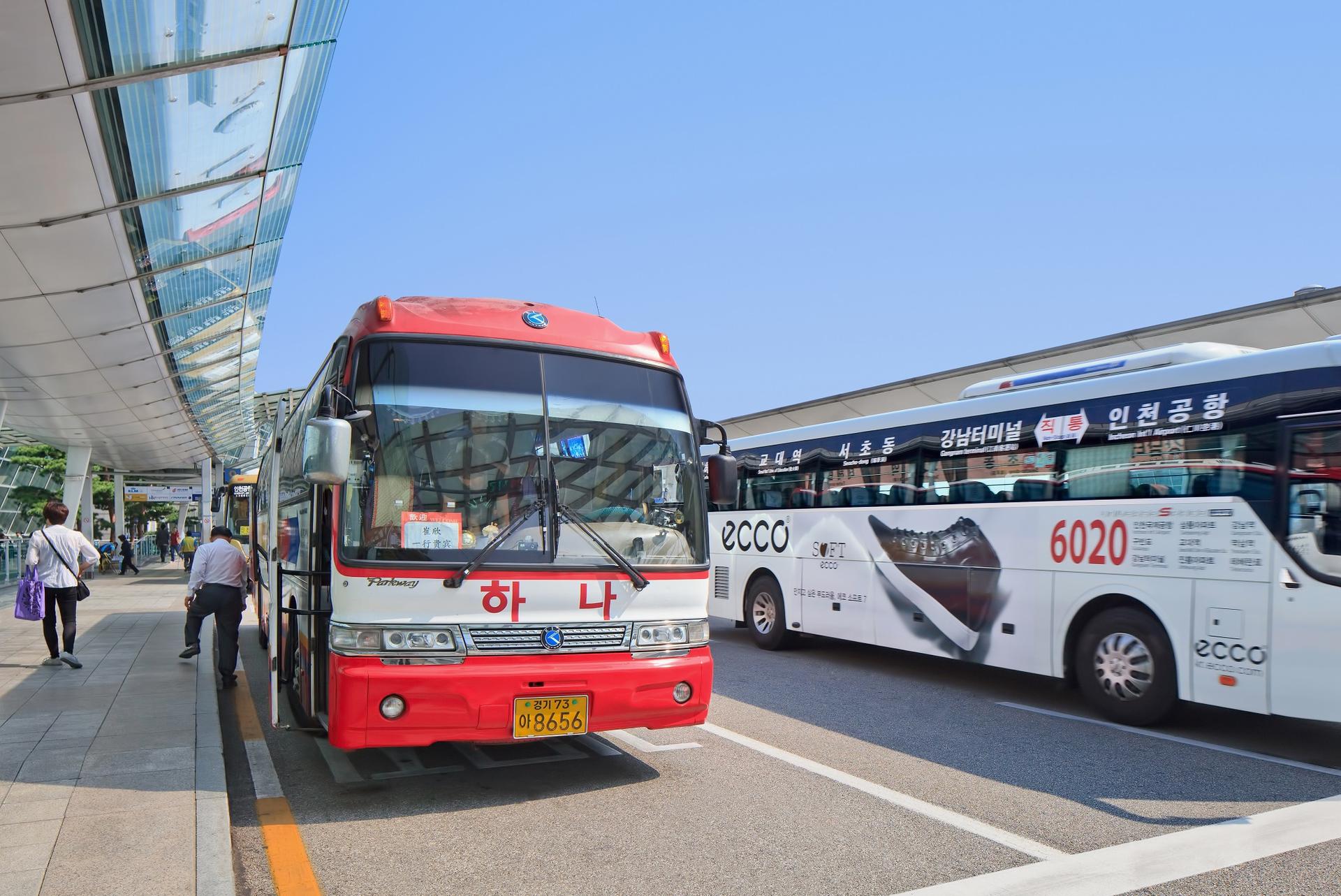 xe bus san bay Incheon