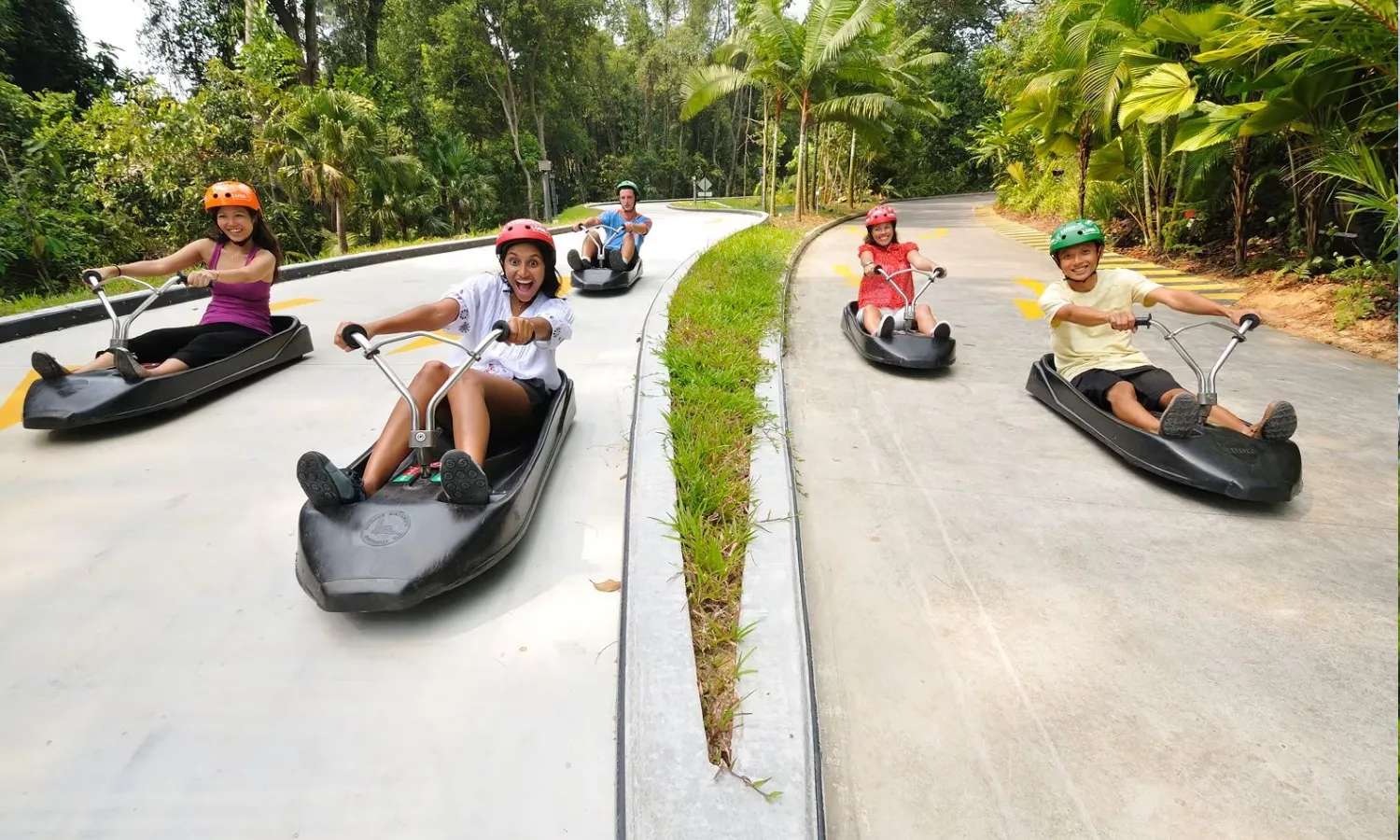 xe trượt skyline luge singapore