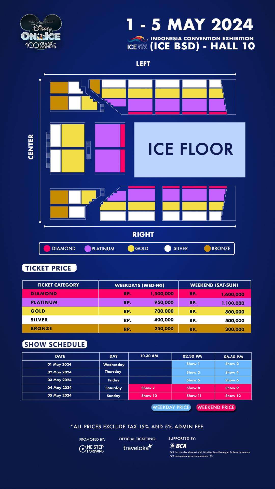 Beli Tiket Disney On Ice 2025 “100 Years of Wonder” di Traveloka