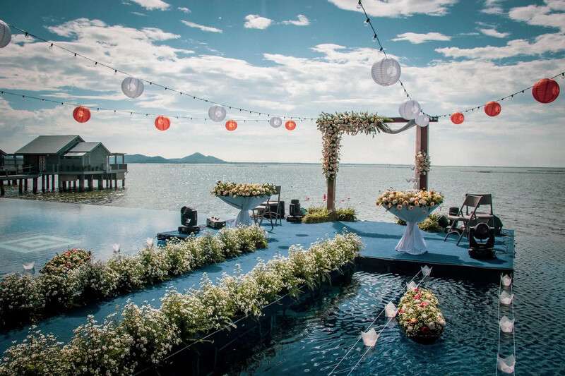 Vedana Lagoon Resort & Spa được review là nơi có không gian tiệc cưới lãng mạn