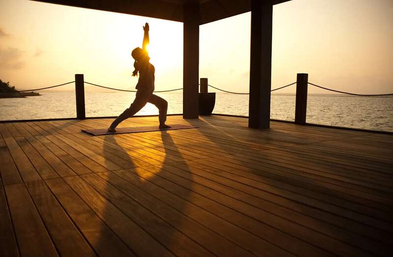 Các lớp học yoga được tổ chức cho du khách tại Vedana Lagoon Resort & Spa