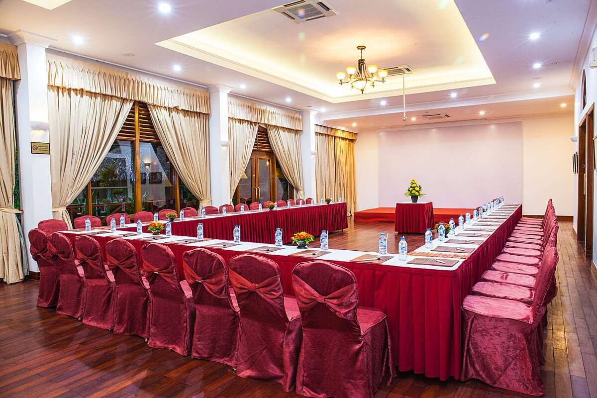Không gian phòng tổ chức sự kiện tại Victoria Can Tho Resort