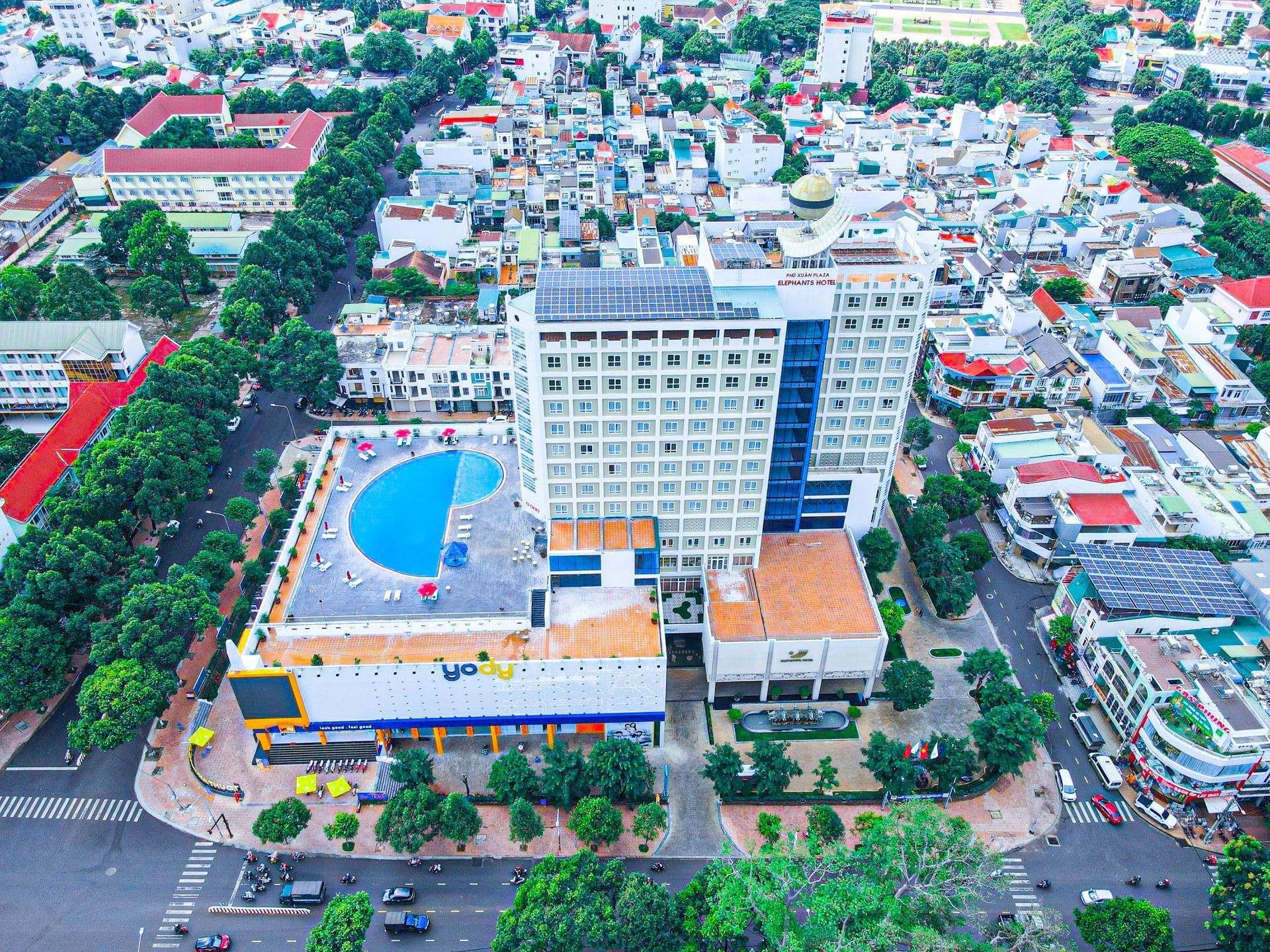 Hình ảnh Elephants Hotel nhìn từ trên cao