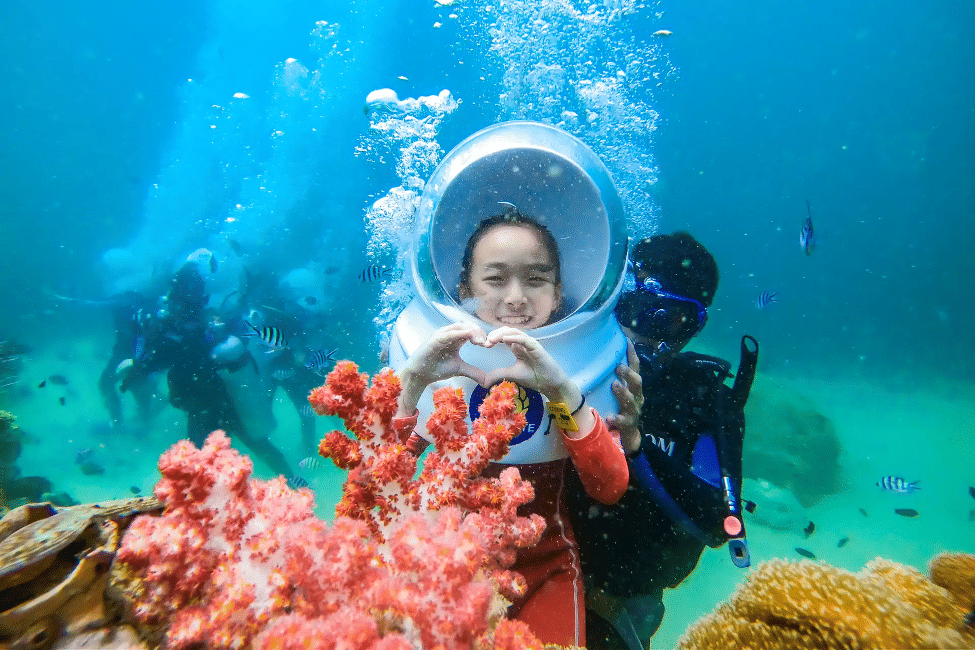 Đi bộ dưới biển Seawalker Phú Quốc Namaste