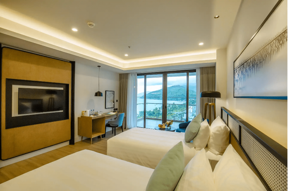 Phòng Deluxe Twin Ocean View tại FLC City Hotel Beach Quy Nhon