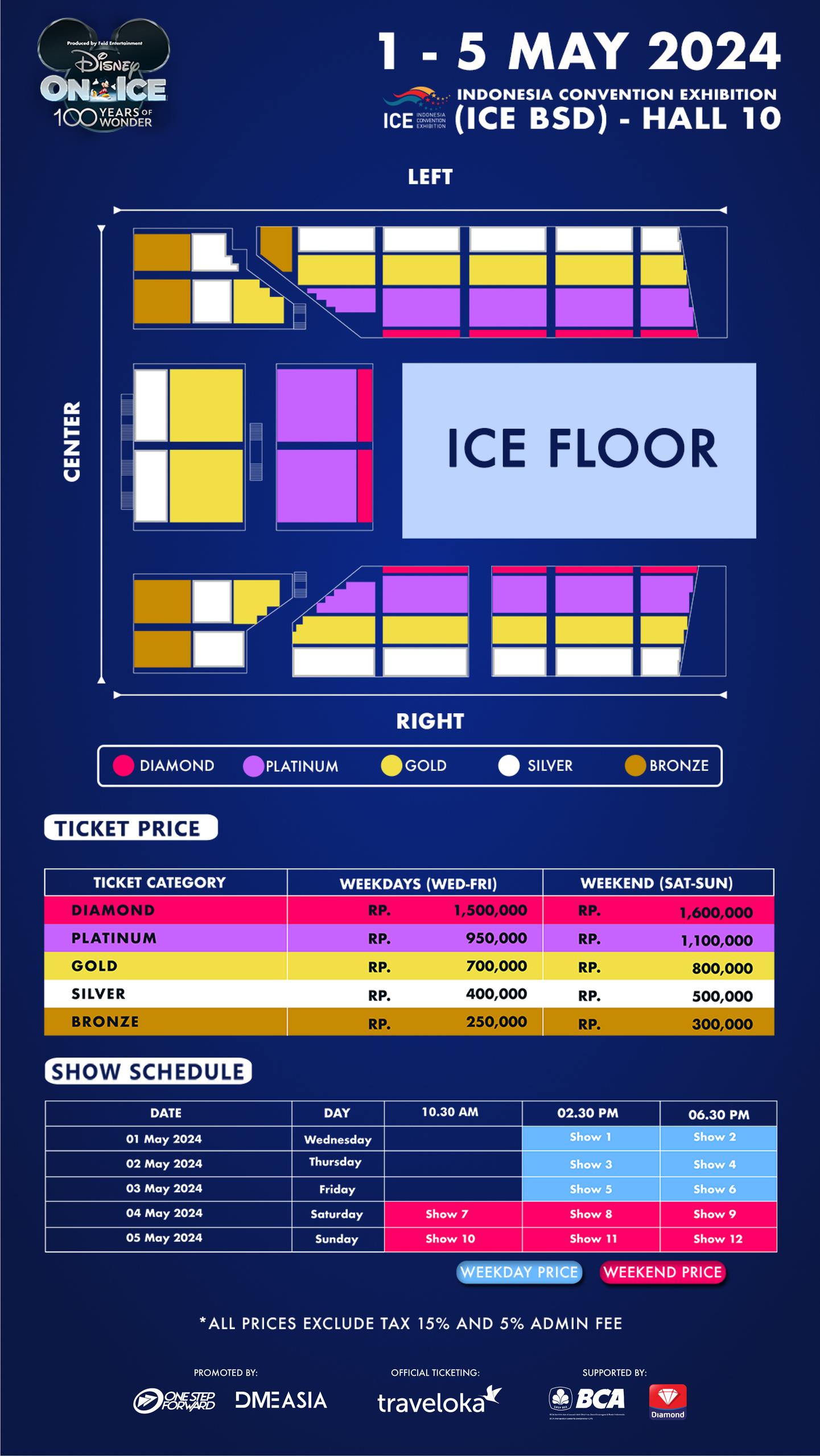 Disney On Ice 2024 “100 Years of Wonder” Tickets on Traveloka