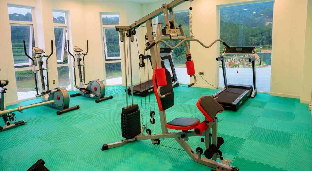 Phòng gym tại Dalat Wonder Resort