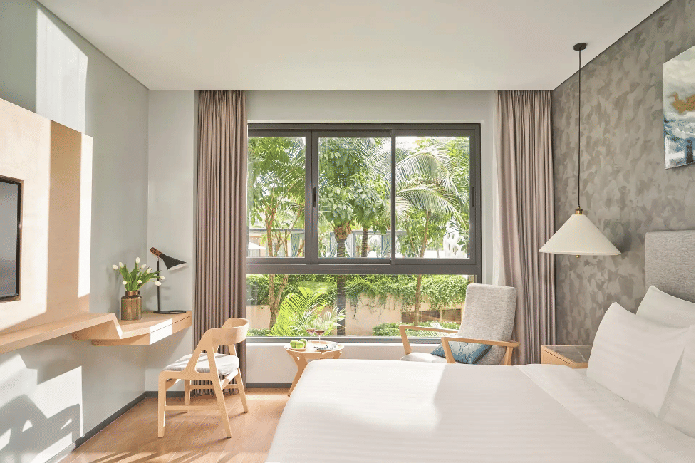 Không gian Deluxe Garden View tại The Secret Con Dao
