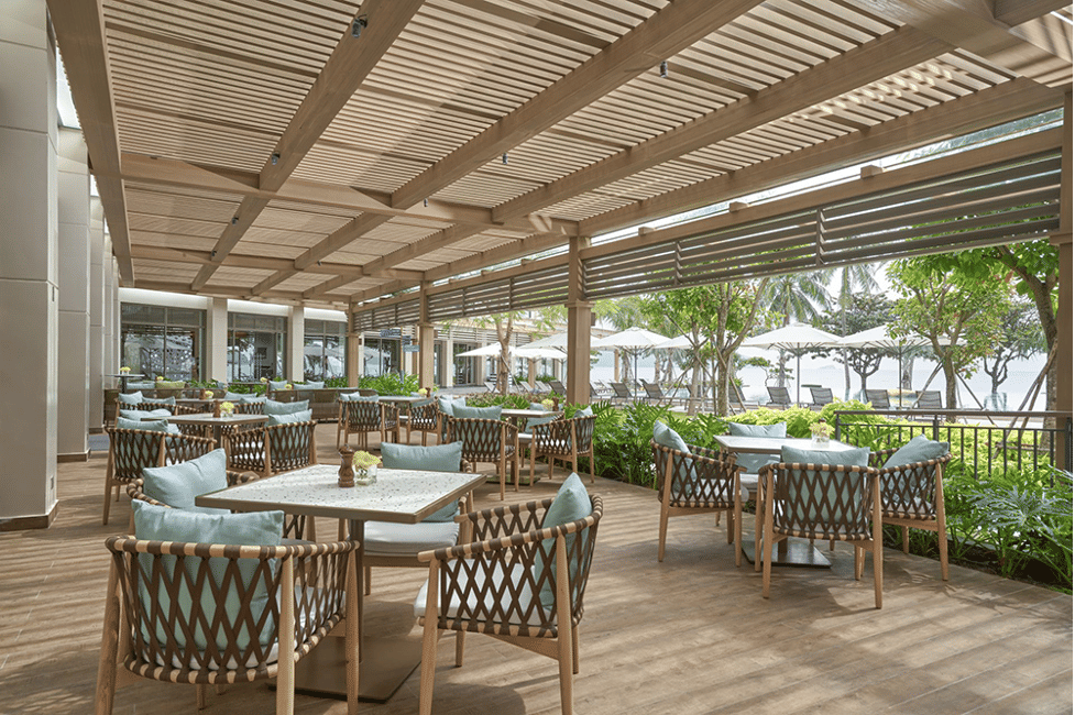 Không gian nhà hàng Spice Kitchen tại The Secret Con Dao