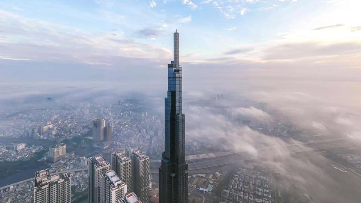 Vincom Landmark 81 nhìn từ trên cao