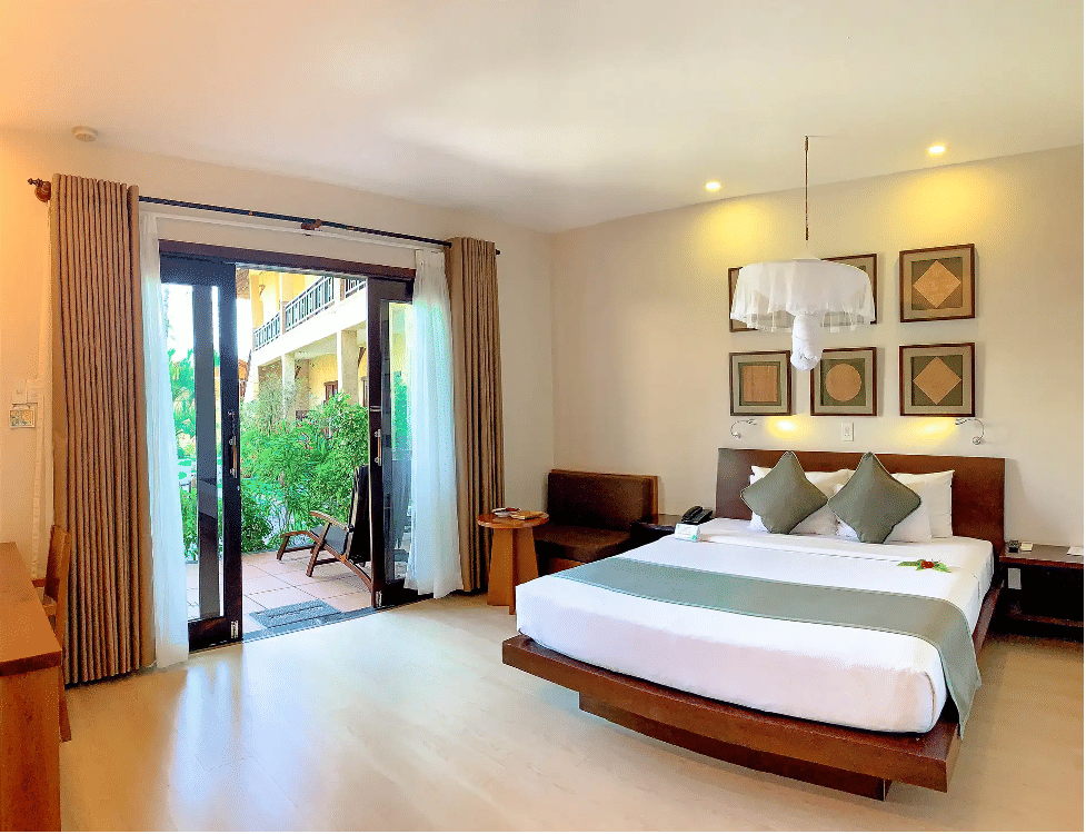 Không gian Cozy Deluxe tại Bamboo Village Beach Resort & Spa