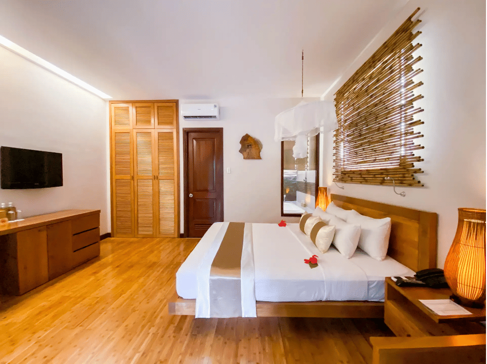 Không gian Bungalow With Garden View tại Bamboo Village Beach Resort & Spa