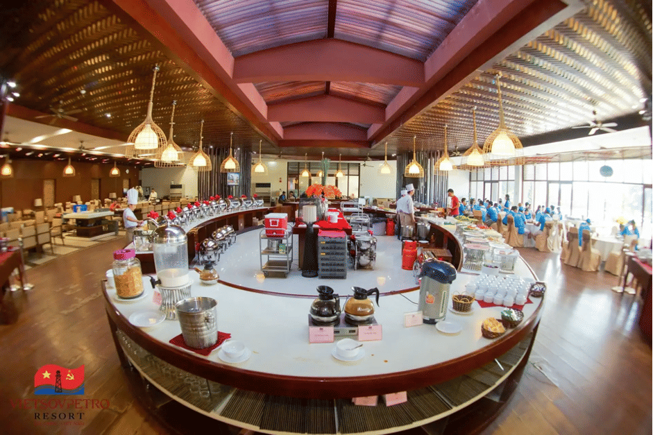 Không gian Nhà hàng Volga tại Vietsovpetro Resort