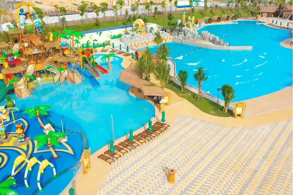 Thỏa sức vui chơi tại Công viên nước Tropicana Park Hồ Tràm