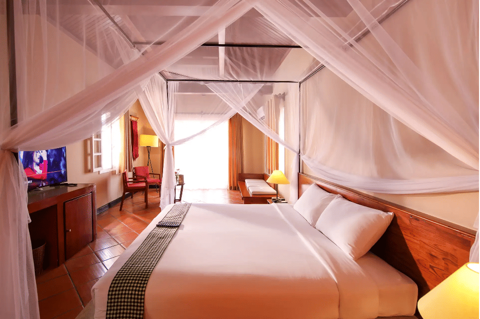 Không gian Victoria Nui Sam Lodge phòng Superior Double
