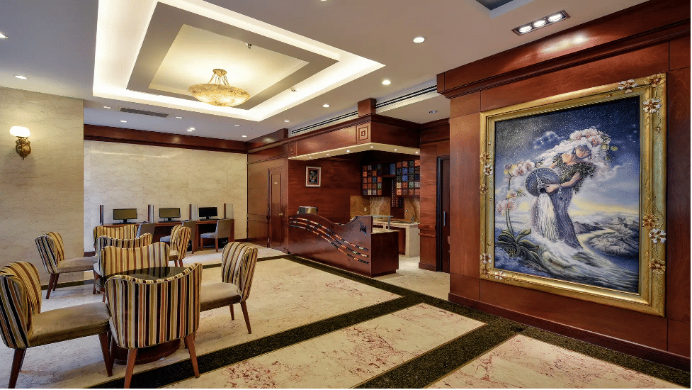Không gian Coffee Corner tại  Aquari Hotel
