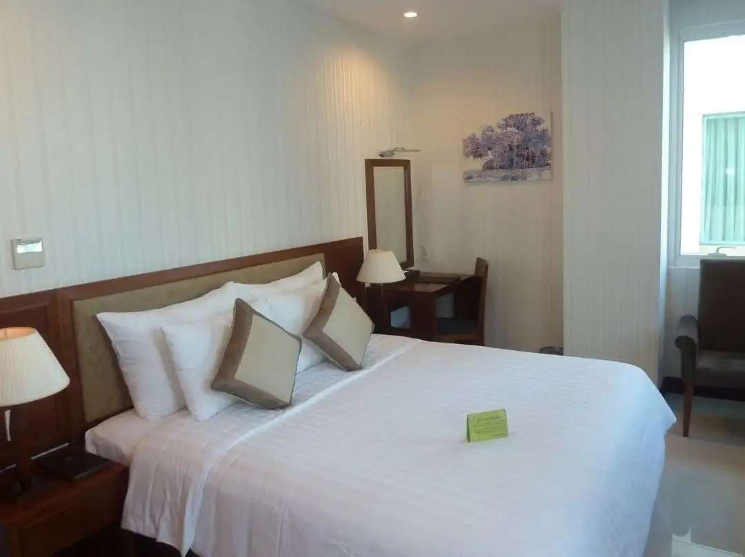 Không gian Aquari Hotel phòng Deluxe Double River View