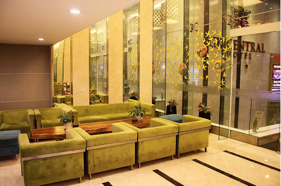 Khu vực sảnh chờ của GK Central Hotel