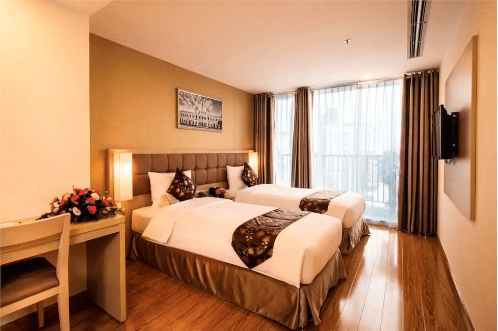 GK Central Hotel phòng Premium Twin