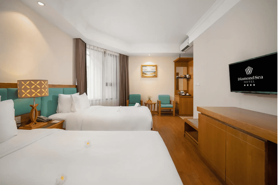 Diamond Sea Hotel phòng Superior Twin