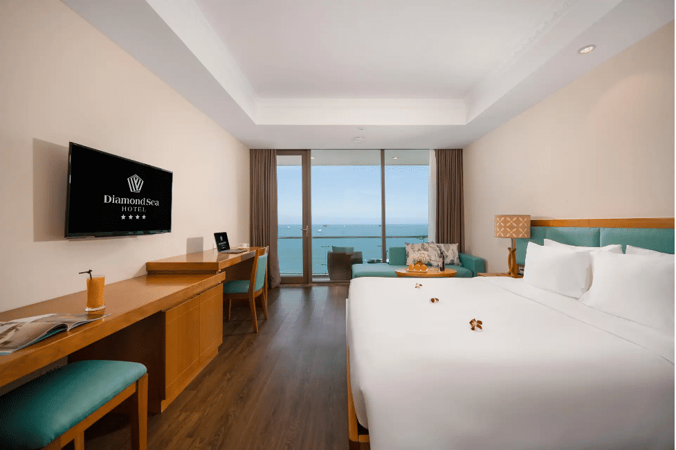Diamond Sea Hotel phòng Premier Double Ocean View