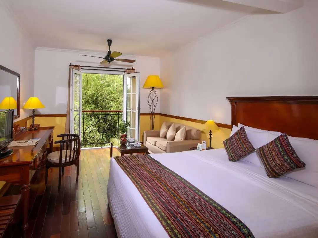 Không gian phòng Superior  Double tại Victoria Can Tho Resort