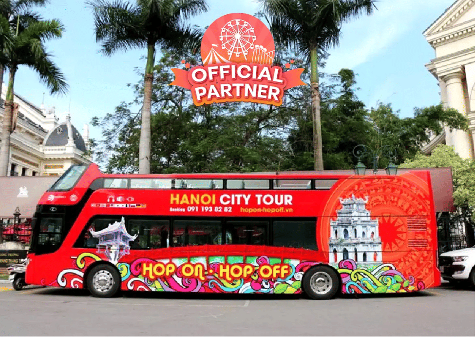 Vé xe bus 2 tầng Hà Nội hop-on hop-off