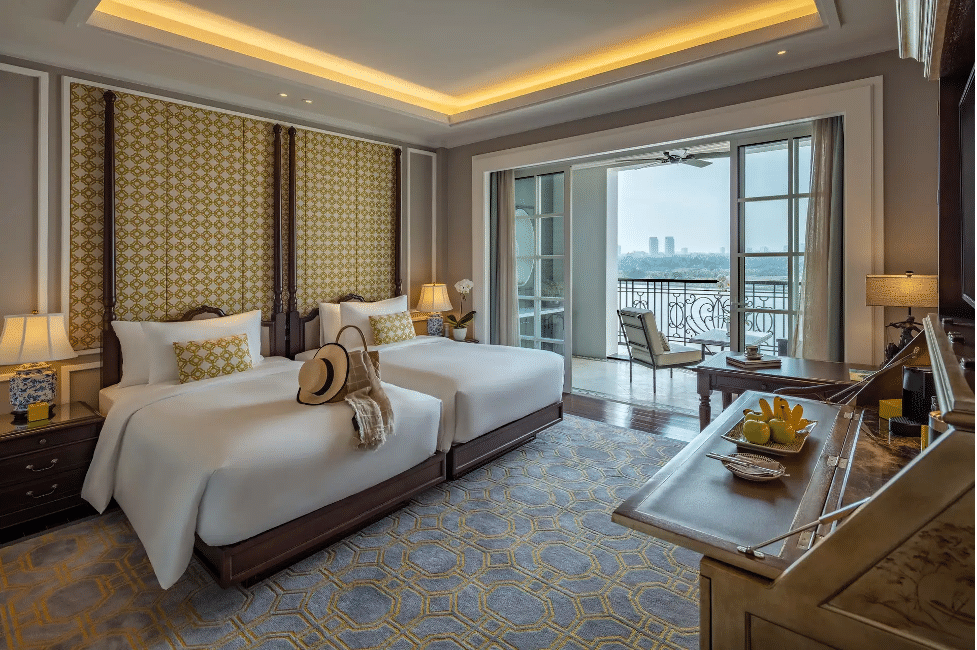 Mia Saigon Luxury Boutique Hotel phòng Deluxe Twins River Front